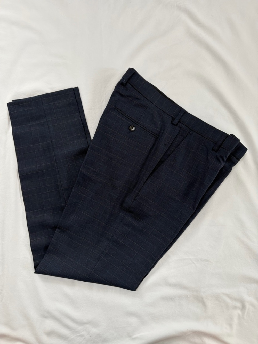 J. Crew Black Four Season Wool Ludlow Suit Pants